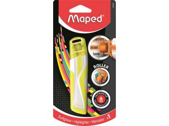 Szövegkiemelő roller, 5 mm, MAPED Fluo Peps, sárga (IMA746324)
