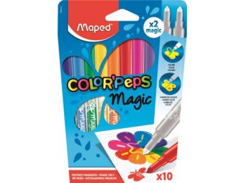 Filctoll készlet, 3,6 mm, MAPED Color`Peps Magic, 8+2 különböző szín (IMA844612)