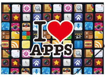 Gumis mappa, 15 mm, PP, A4, PANTA PLAST Apps (INP410006445)