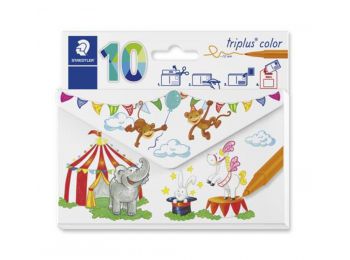 Rostirón készlet, 1 mm, STAEDTLER Triplus, 10 különböz