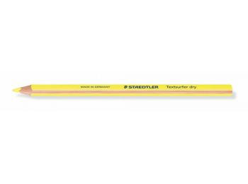 Szövegkiemelő ceruza, háromszögletű, STAEDTLER Textsurfer Dry, neon sárga (TS128641)