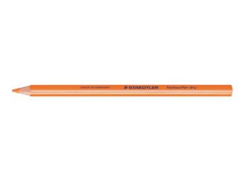Szövegkiemelő ceruza, háromszögletű, STAEDTLER Textsurfer Dry, neon narancs (TS128644)