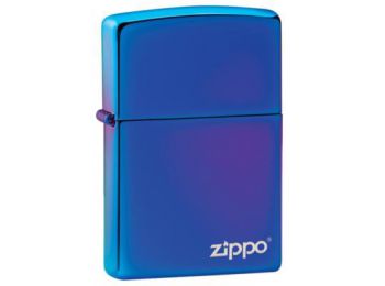 Zippo Öngyújtó, Classic High Polish Indigo Zippo Logo 298