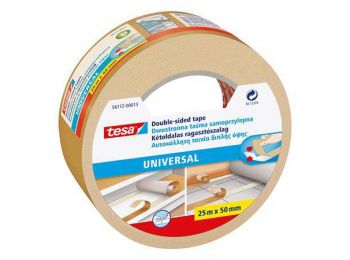 Ragasztószalag, kétoldalas, extra erős, 50 mm x 10 m, TES