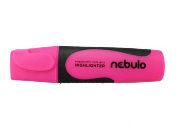 Szövegkiemelő, 2-5 mm, NEBULO, neon rózsaszín (RNEBSZK1N