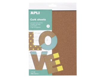 Parafa lap, 210×297×2 mm, APLI Cork sheet (LCA17115)