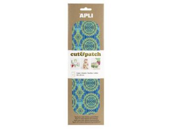 Decoupage papír, 300×500 mm, APLI Cut&patch, zöld-kék mi