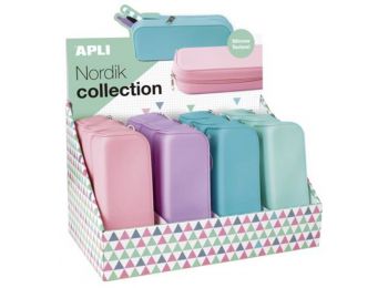 Tolltartó display, cipzáras, szilikon, APLI Nordik, vegyes