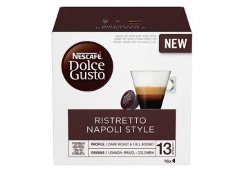 Kávékapszula, 16 db, NESCAFÉ Dolce Gusto Ristretto Napoli (KHK598)