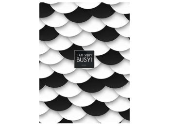 Füzet, tűzött, kockás, A5, 48 lap, SHKOLYARYK I`m very b