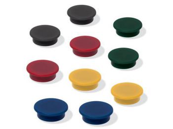 Mágneskorong, 25 mm, 10 db/csomag, SIGEL, 5 különböző s