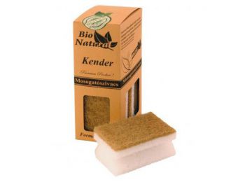 Mosogatószivacs, 4 db, BIO NATURAL, kender (KHK618)
