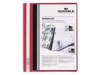 Gyorsfűző, A4, széles, panorámás, DURABLE DURAPLUS®, p