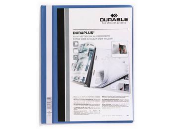 Gyorsfűző, A4, széles, panorámás, DURABLE DURAPLUS®, k