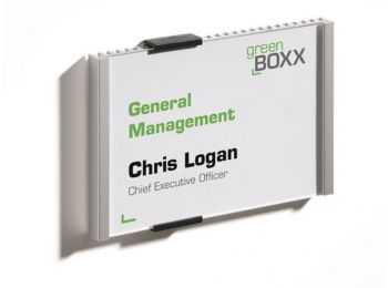 Információs tábla, 149x105,5 mm, DURABLE INFO SIGN, ezüs