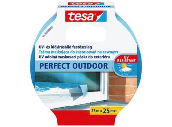 Festő- és mázolószalag, kültéri, 25 mm x 25 m, TESA Perfect  Outdoor (TE56250)