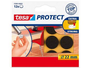 Filckorong, karcolásgátló, 22 mm, TESA Protect, barna (TE