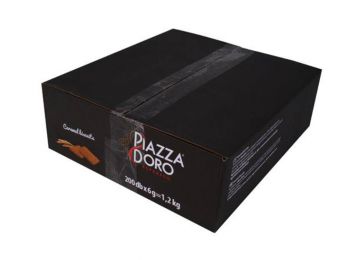 Keksz, dobozos, 200 db, Piazza d`Oro, karamell (KHK330H)