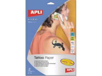 Fólia, tetováláshoz, A4, tintasugaras nyomtatóba, APLI (
