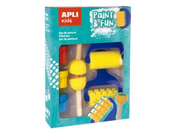 Festőkészlet, szivacsos, APLI Paint and Fun (LCA15135)