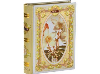 Zöld tea, 100 g, fém könyv dobozban, BASILUR Love Story I