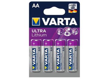 Elem, AA ceruza, 4 db, lítium, VARTA Ultra Lithium (VEULAA4
