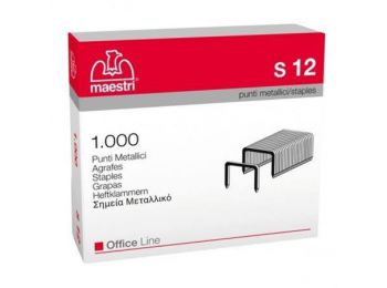 Tűzőkapocs, 23/12, PRIMULA S12, ezüst (RM1005416)