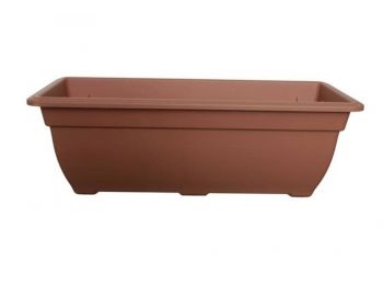 Ültetőláda, műanyag, 50 cm, WHITEFURZE, terrakotta (KTWF