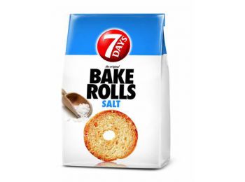 Pirított kenyérkarika, 80 g, 7DAYS Bake Rolls, sós (KHK62