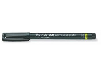 Alkoholos marker, M, kúpos, STAEDTLER Lumocolor Garden, fekete (TS319GMM9)