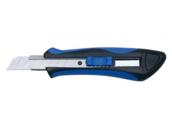 Univerzális kés, 18 mm, WEDO Soft-cut, kék/fekete (UW041)