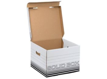Archiválódoboz, M méret, LEITZ Solid, fehér (E61180001)