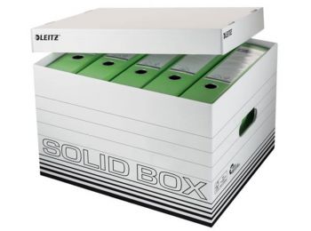 Archiválódoboz, L méret, LEITZ Solid, fehér (E61190001)