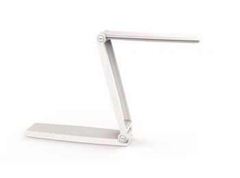 Asztali lámpa, LED, szabályozható, USB, MAUL Zed, fehér 