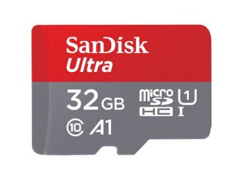 Memóriakártya, microSDHC, 32GB, CL10/U1/A1, 98Mb/s, adapte