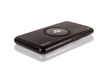 Hordozható akkumulátor, 10000mAh, vezeték nélküli tölt