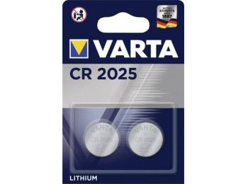 Gombelem, CR2025, 2 db, VARTA (VECR2025D)