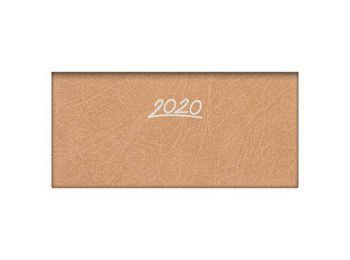 Zsebnaptár, fekvő elrendezésű, DAYLINER, Rebel, bézs (N