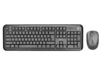 Egér- és billentyűzet készlet, vezeték nélküli, USB, 