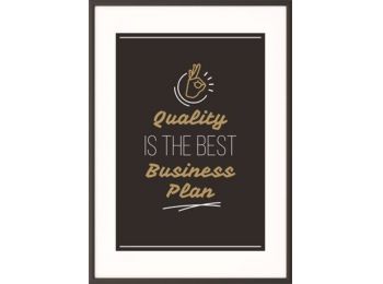 Falikép, motivációs, A4, fekete keret, PAPERFLOW Quality 