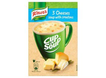 Instant leves, 17 g, KNORR Cup a Soup, 3 sajtos krémleves (KHE215)