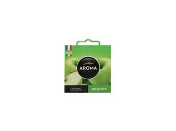 Autóillatosító, 40 g, AROMA CAR Organic  green apple (KHT
