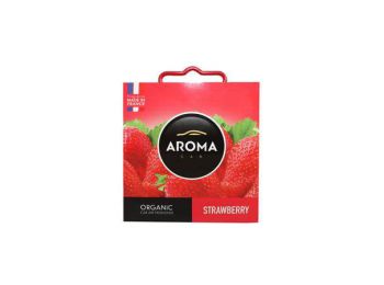 Autóillatosító, 40 g, AROMA CAR Organic strawberry (KHT66