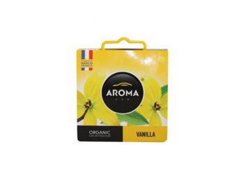 Autóillatosító, 40 g, AROMA CAR Organic vanilla (KHT668)