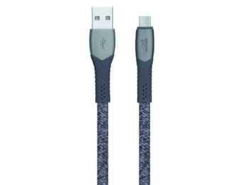 USB kábel, USB - micro USB, 1,2 m, RIVACASE PS6100, szürke (RUK6100G)