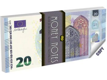 Jegyzettömb, kockás, 133x70 mm, 70 lap, PANTA PLAST 20 eur