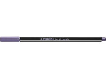 Rostirón, 1,4 mm, STABILO Pen 68 metallic, metál lila (TST68855)