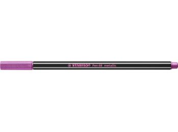 Rostirón, 1,4 mm, STABILO Pen 68 metallic, metál rózsaszín (TST68856)