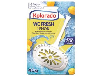 WC tisztító blokk, 40 g, Kolorado, citrom (KHT676)