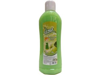 Folyékony szappan utántöltő, 1000 ml, Léna, zöldalma (